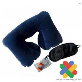 Bộ Gối Hơi Tựa Cổ + Bịt Mắt + Bịt Tai