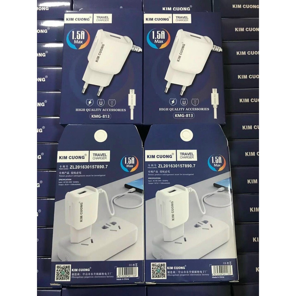 {Sale sốc} Sạc liền dây Kim Cương KMG-813