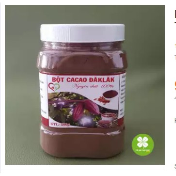 Bột cacao nguyên chất DakLak (lọ 500gram) - LCS143