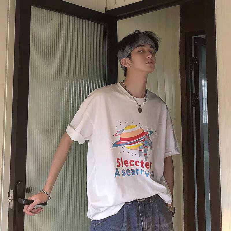 Áo Thun Tay Lỡ Phom Rộng, Unisex nam nữ 45-80kg, Selecter