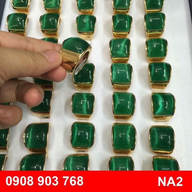 Nhãn nam xi vàng 18k cao cấp NA2 Phát Lộc