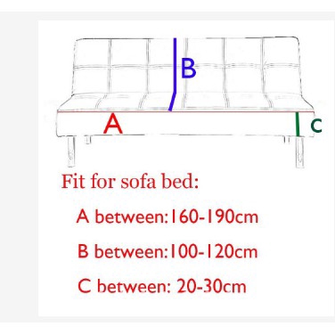 Áo bọc ghế sofa in họa tiết hoa kích thước 1m6