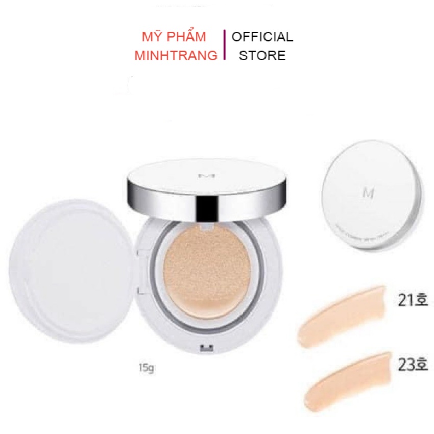 Phấn nước Missha M Magic Cushion SPF 50+ PA+++,cushion missha che khuyết điểm vượt trội,kiềm dầu tốt,độ chống nắng cao