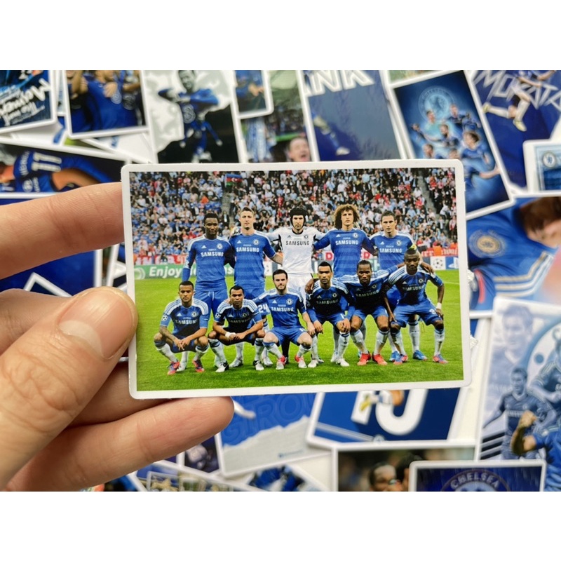 Set 40 hình dán STICKER trang trí CLB CHELSEA