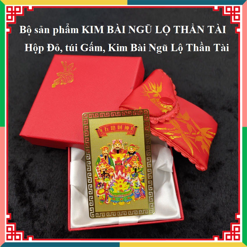 Kim Bài Ngũ Lộ Thần Tài - Phù Ngũ Lộ Thần Tài khai vận mở cung Tài Lộc - PHONG THỦY LIÊN HOA | BigBuy360 - bigbuy360.vn