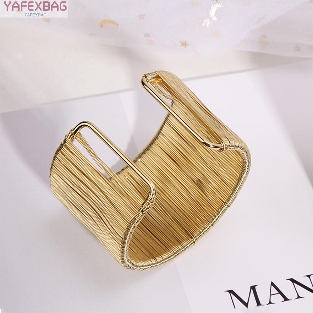 Bangle Bracelet Prom Wedding Brushed Charm Fashion Jewelry Silver/Gold