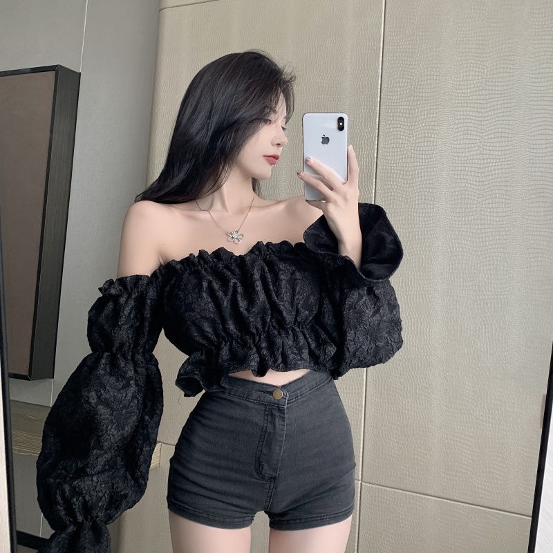 Áo kiểu COZOKC tay phồng dáng ôm thời trang cá tính