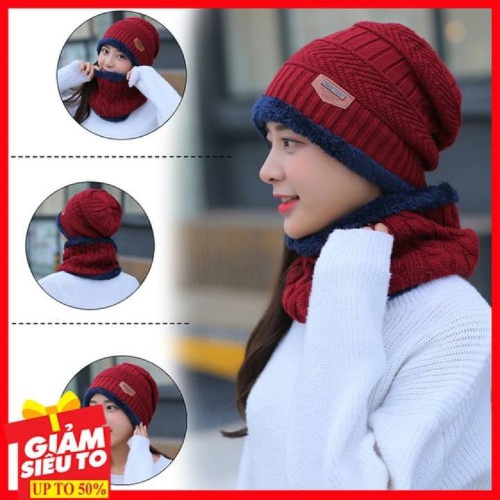 Chuyên sỉ lẻ sét khăn mũ Len Lót lông nam nữ ( Hàng Quảng Châu cao cấp) | BigBuy360 - bigbuy360.vn