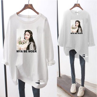 Áo Thun Nữ Tay Dài Dáng Rộng