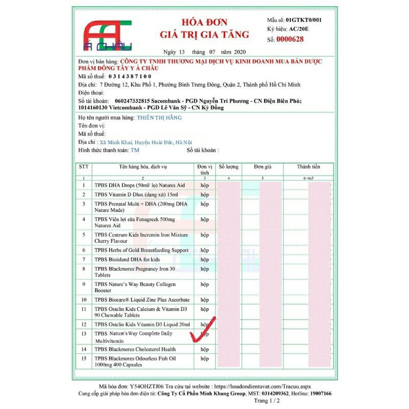 (Đủ bill) Vitamin tổng hợp Nature’s Way Vitamin 200 viên | BigBuy360 - bigbuy360.vn