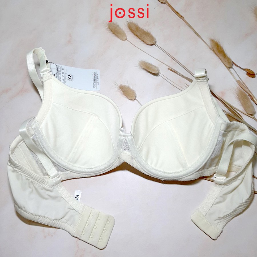 Áo ngực Jossi 315M trơn phối ren, mút mỏng, cúp nguyên | BigBuy360 - bigbuy360.vn