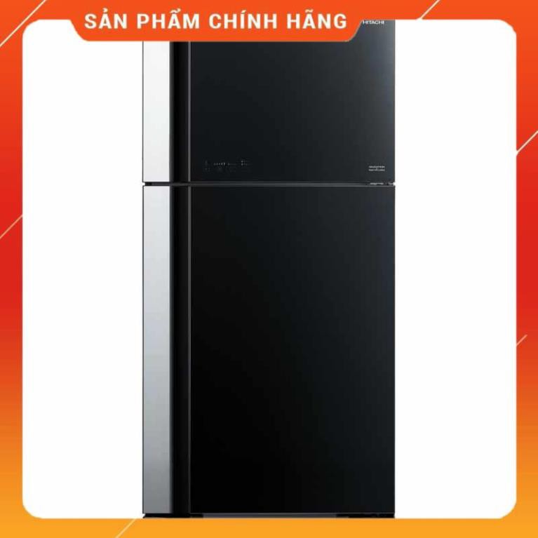 [Mã ELMS5TR giảm 5% đơn 5TR] [ FREE SHIP KHU VỰC HÀ NỘI ] Tủ lạnh Hitachi 2 cửa màu đen đá tự động R-FG690PGV7X(GBK)