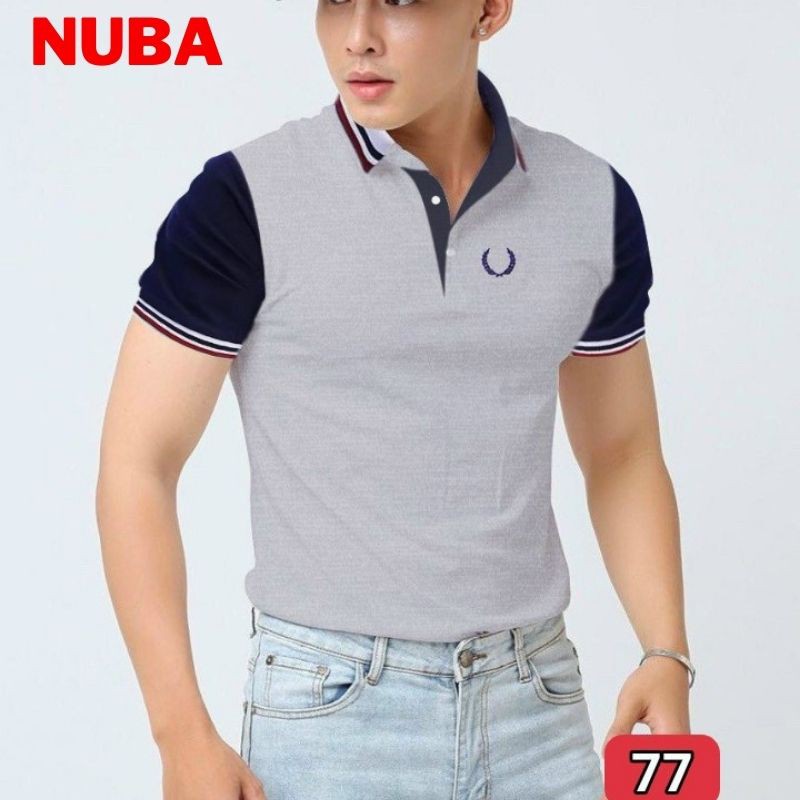 Áo thun nam nữ cổ bẻ cao cấp, ao phông chất vải polo, thấm hút mồ hôi 77 TAKA