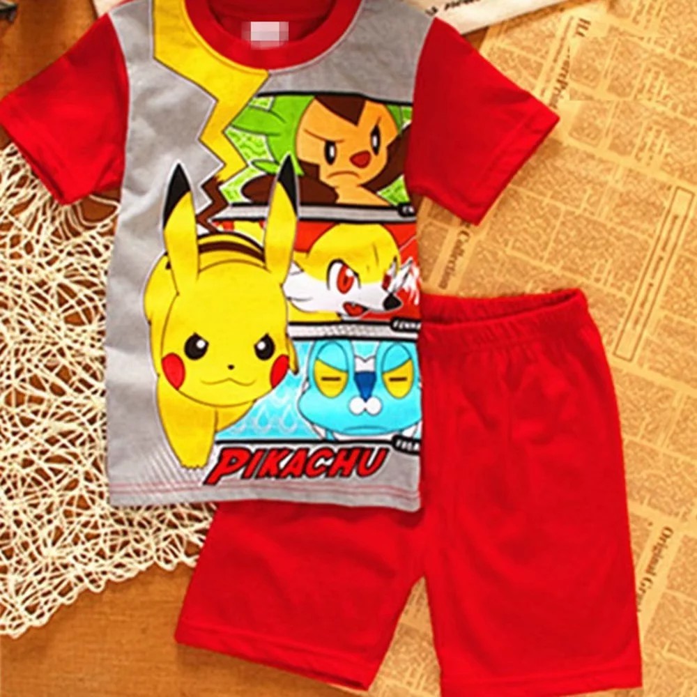 Đồ ngủ pijama hình Pikachu cho bé gái