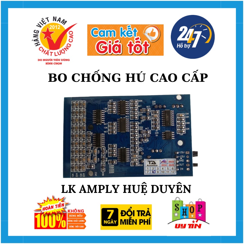 Bo chống hú amply