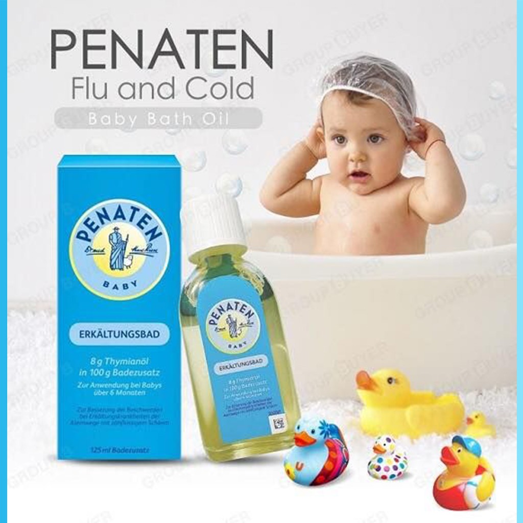 Tinh dầu tràm Penaten chống cảm cúm, tinh dầu tắm cho bé 125ml - Monnie Kids