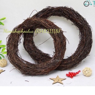 Vòng Nguyệt Quế - Vòng Hoa Treo Cửa - Phụ Kiện Giáng Sinh- Trang trí size 25- 30-40cm - Trang Trí Noel.