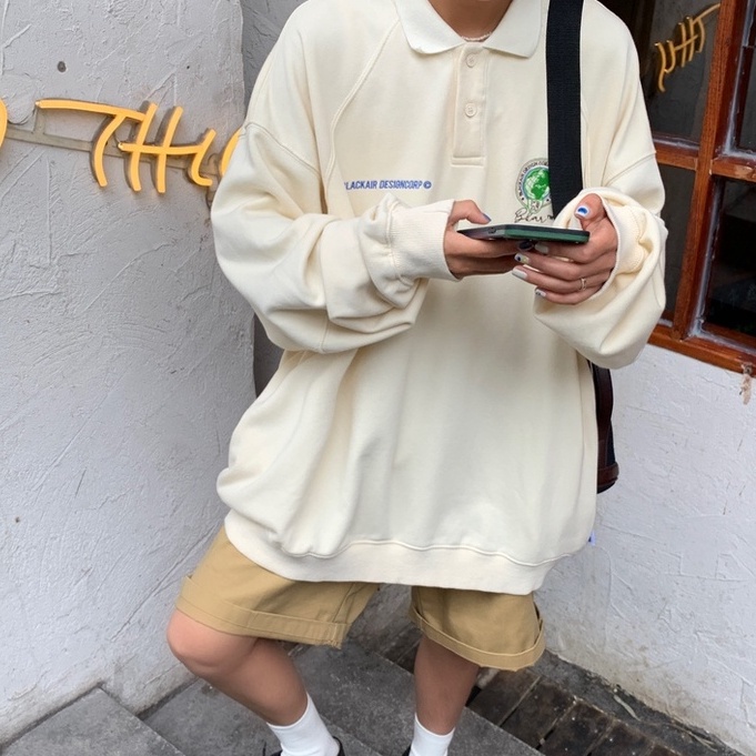 Áo thun polo tay dài phong cách Hàn Quốc thời trang mùa thu cho nữ | BigBuy360 - bigbuy360.vn