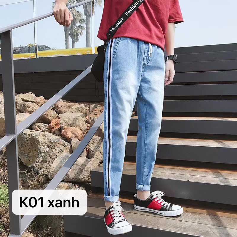 GETRICH quần jean vạch kẻ sườn siêu hot hit 2020 | BigBuy360 - bigbuy360.vn