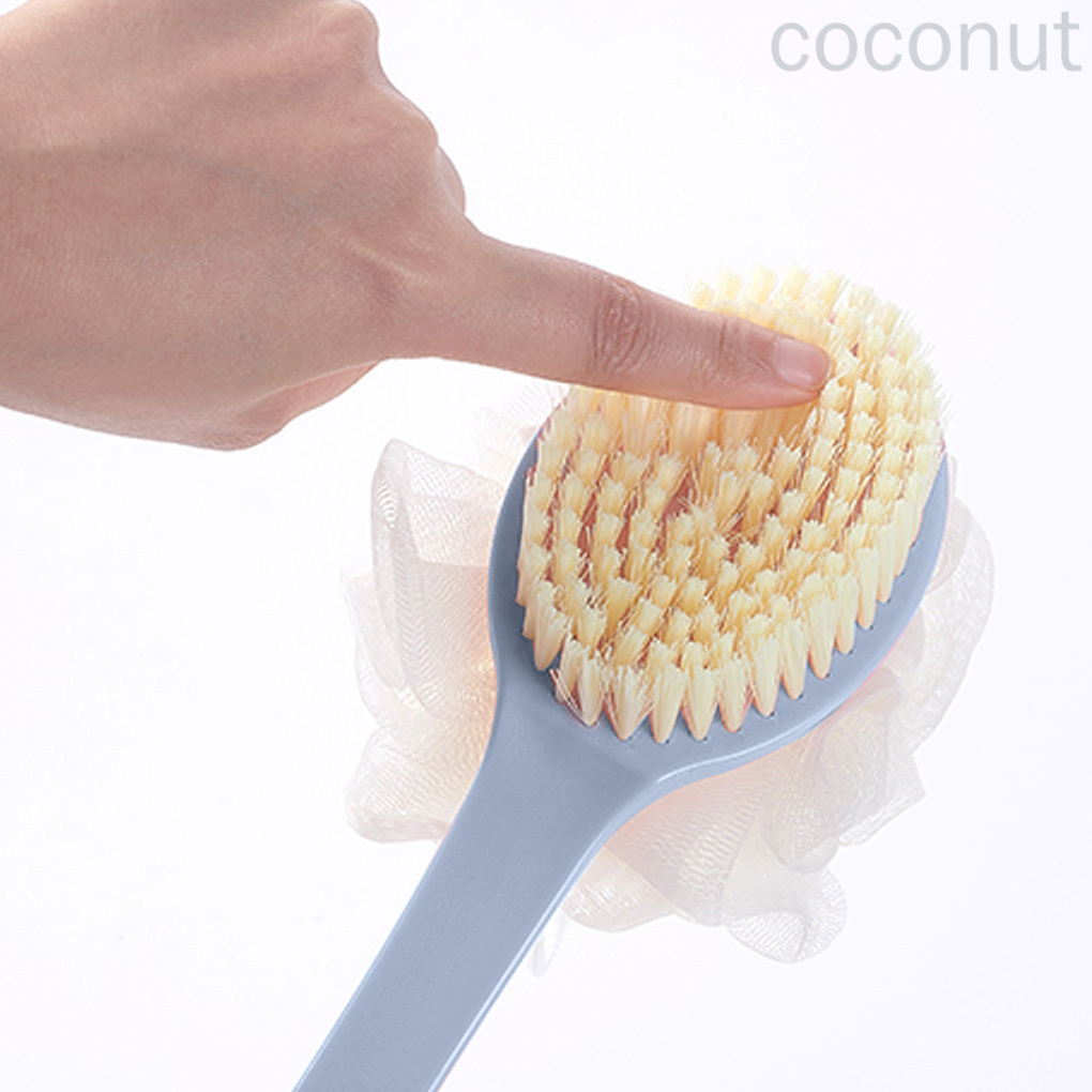 Cọ tắm tẩy tế bào chết massage mềm mại có tay cầm dài tiện dụng