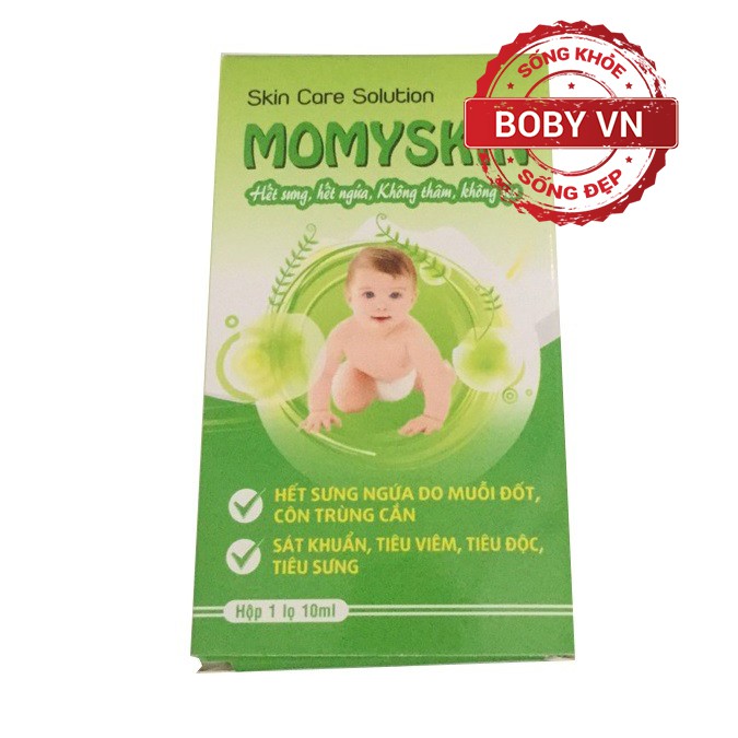 Bôi chống muỗi và côn trùng Momyskin thảo dược dạng lăn cho bé - An toàn - Chính hãng