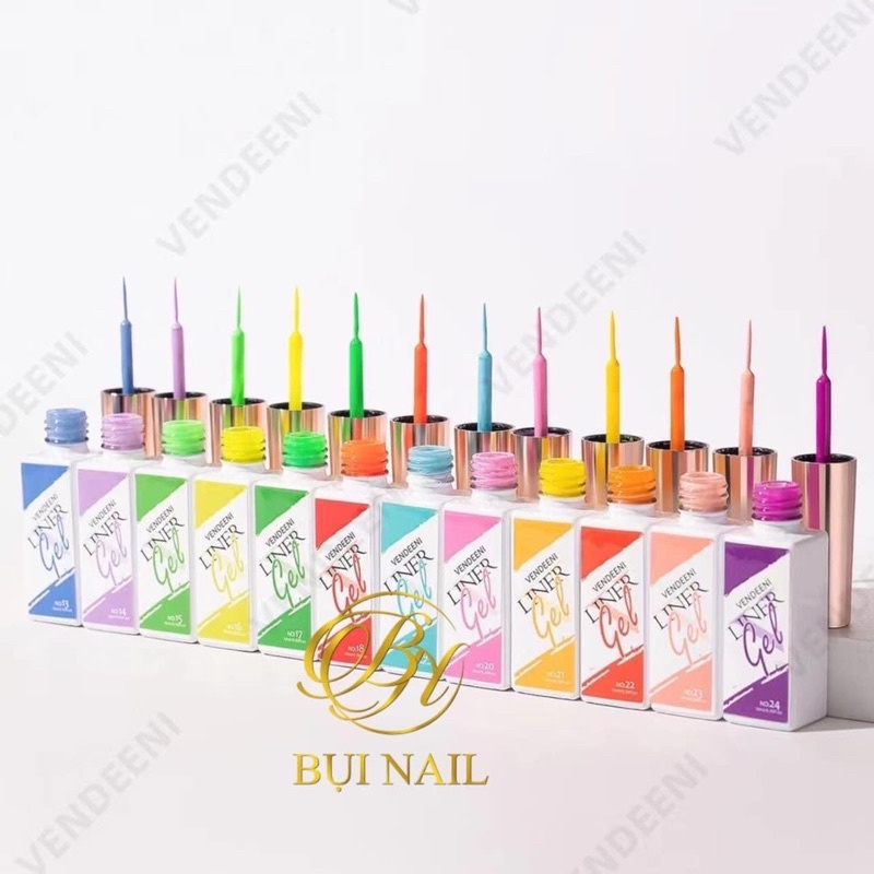 SET CỌ NÉT GEL VENDEENI SỐ 13 ĐẾN 24