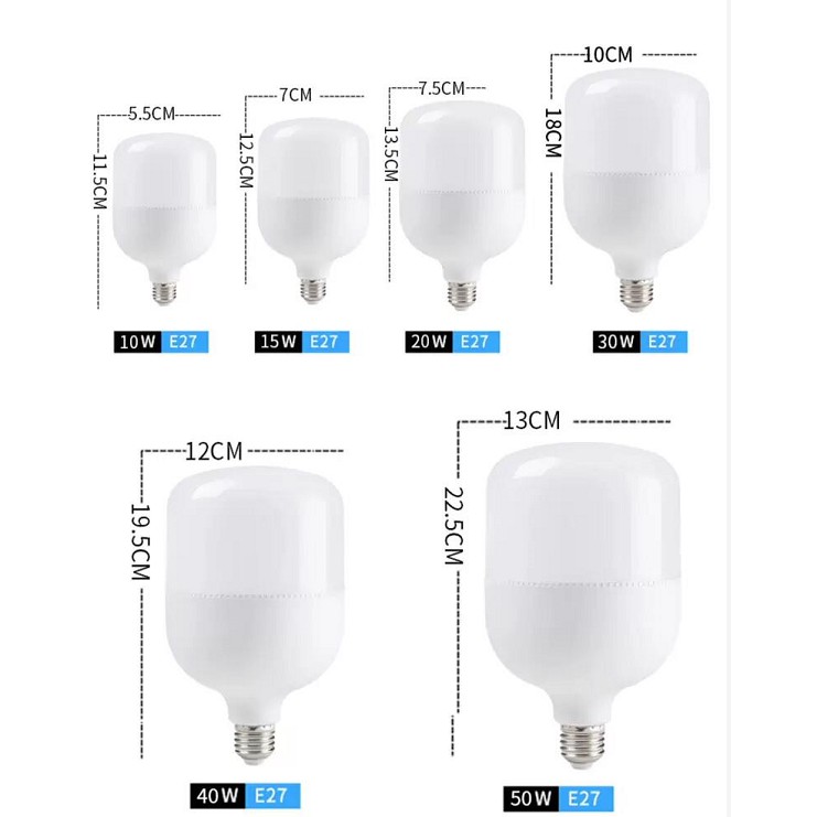 Bóng đèn Led 10W-15W-20W-30W-40W-50w siêu sáng, tiết kiệm điện ph003 | BigBuy360 - bigbuy360.vn