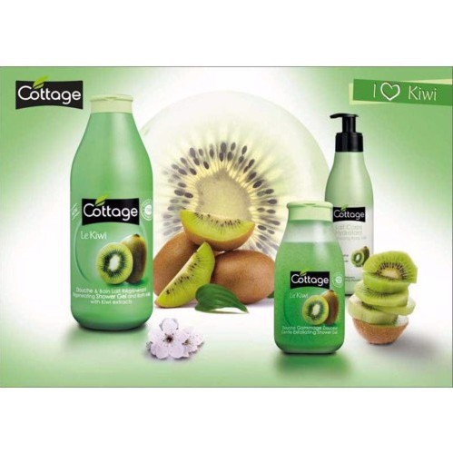 SỮA TẮM TRẮNG MỊN COTTAGE LE KIWI 750ML