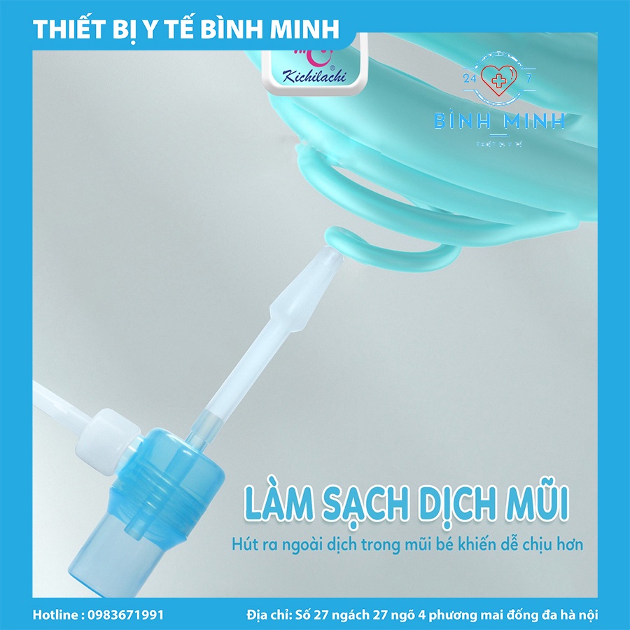 Dụng cụ hút mũi cho bé Nasal KICHILACHI chính hãng