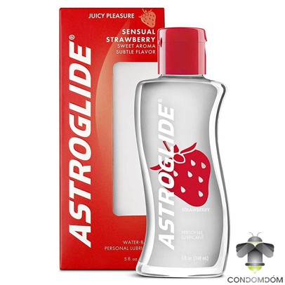 Gel bôi trơn Astroglide Strawberry 5oz cao cấp hương dâu thơm ngọt - 148ml