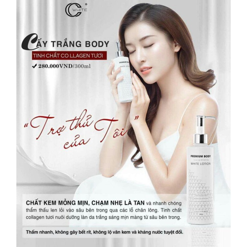 Cấy trắng body CCWhite