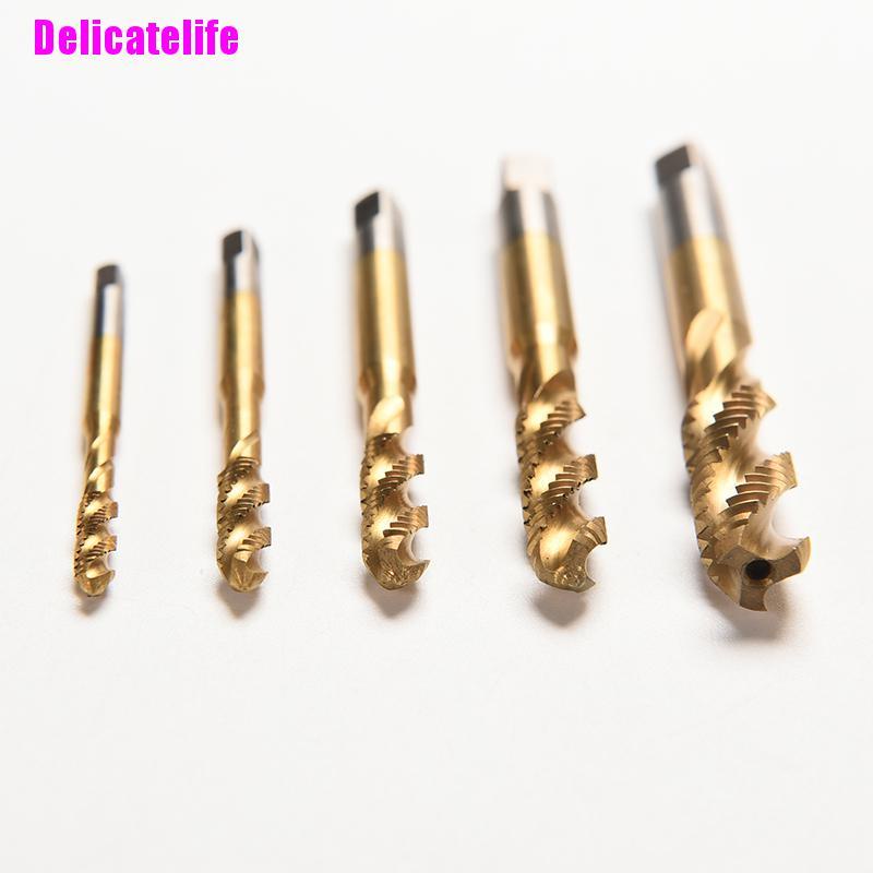 Bộ Mũi Khoan Xoắn Ốc Hss M3 M4 M5 M6 M8 Tốc Độ Cao
