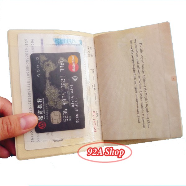 Vỏ hộ chiếu Passport hoạt hình thỏ hồng 3D
