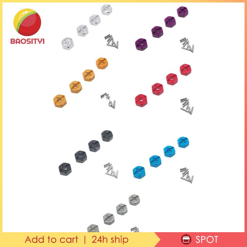 Set 4 Ốc Lục Giác Chuyên Dụng Cho Xe Hơi Điều Khiển Từ Xa Wltoys 1/14 14400 124019