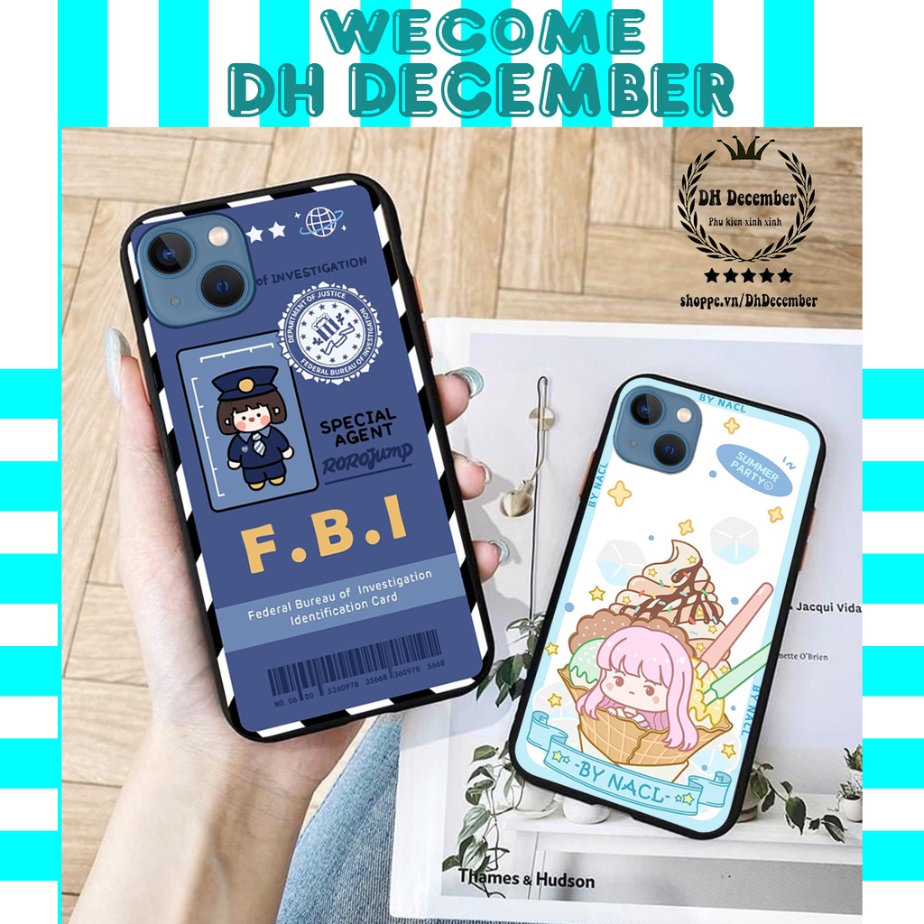 Ốp lưng IPHONE 13 / 13 MINI  in hình 3D gấu mới nhất - sang - chảnh - ĐẸP- BỀN