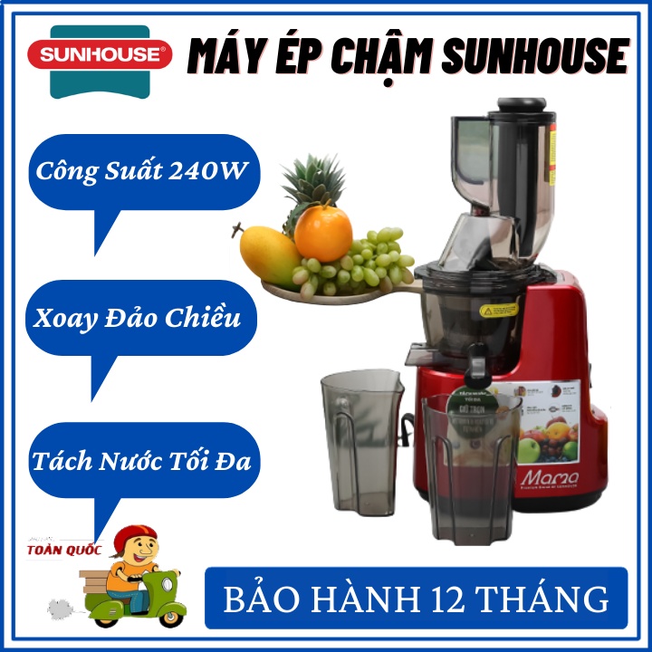 Máy ép chậm rau củ quả sunhouse SHD5505 - Bảo hành 12 tháng