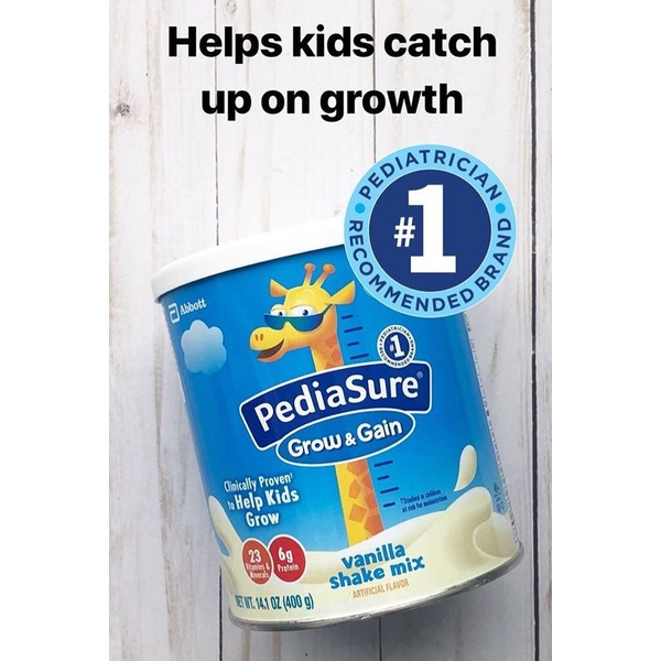 Sữa bột PediaSure Grow and Gain Mỹ 400g