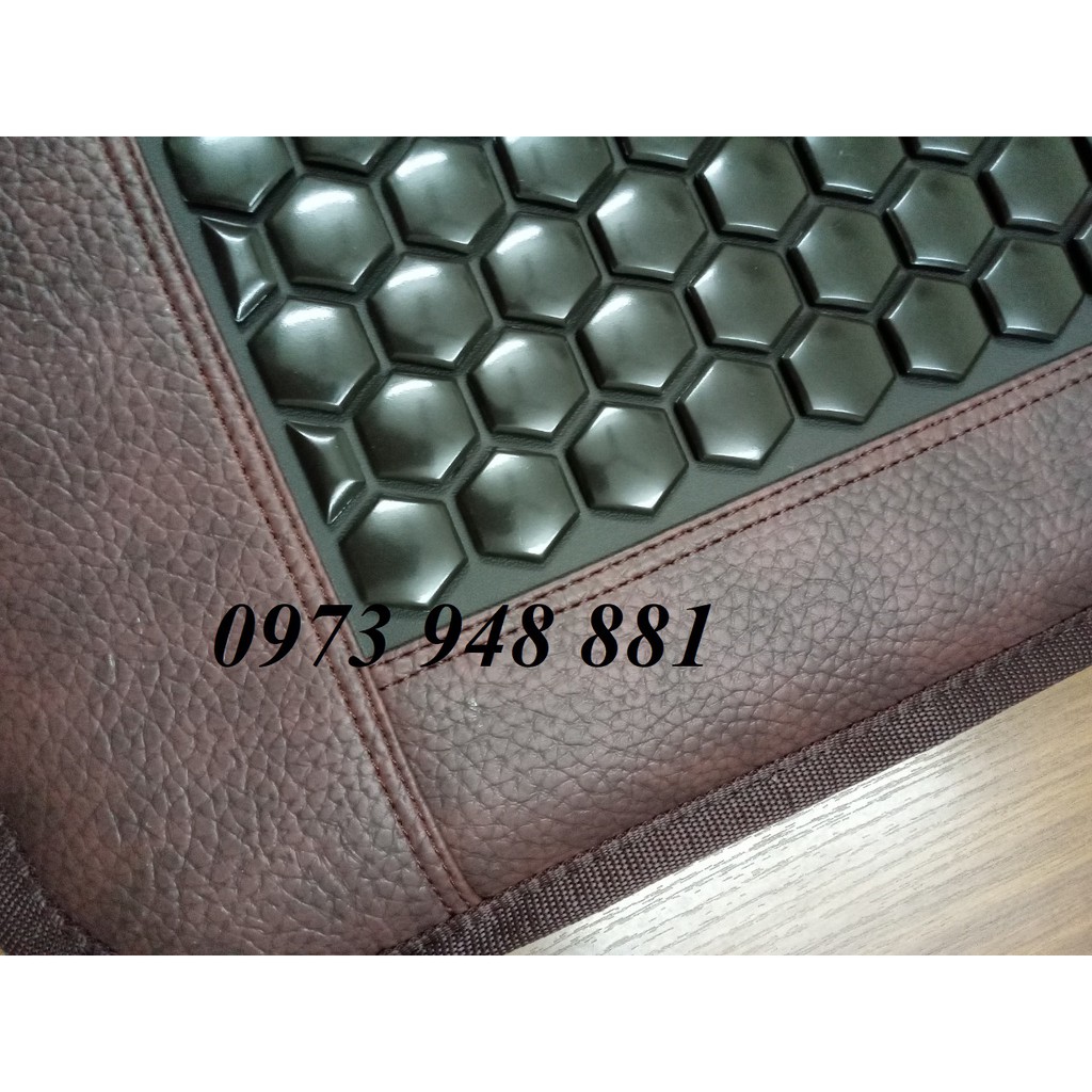 Thảm đá nhiệt nóng Fano KT 70*160cm đá lục giác đen