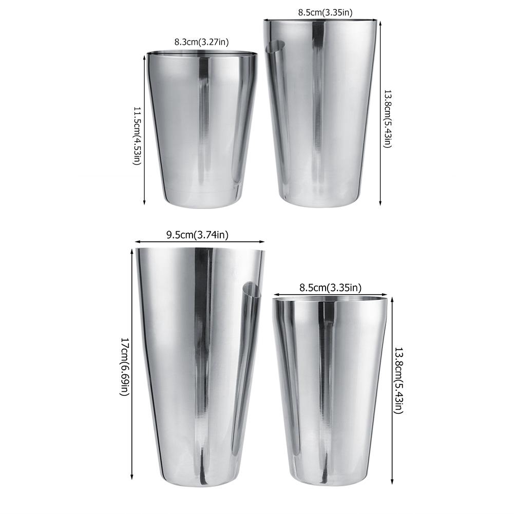 Mag Stainless Steel Boston Tin Cocktail Shaker Bartending Supplies Bar Shaker Tool