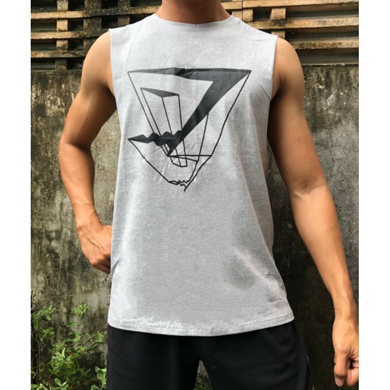 Áo Tập Gym Tanktop Gymshark V17 ( Xám )