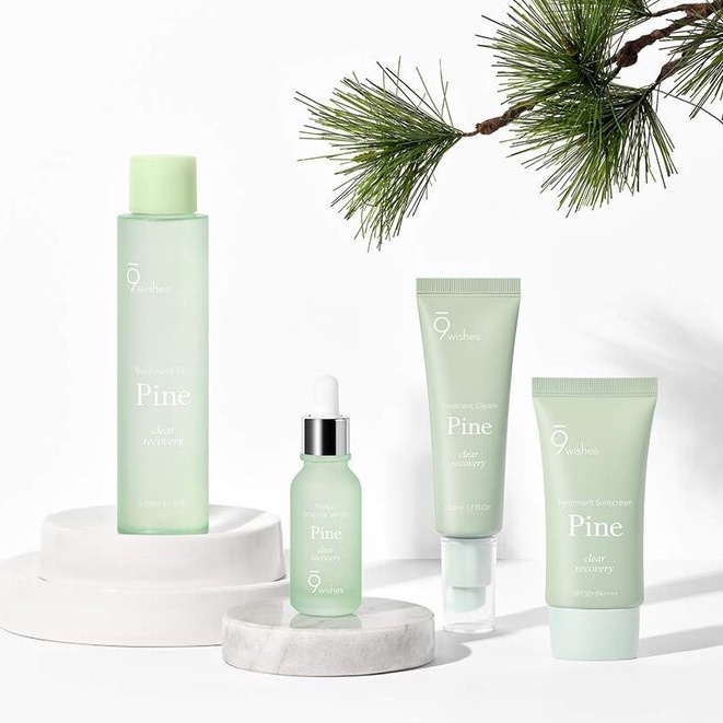 Nước Hoa Hồng 9Wishes Pine Treatment Skin Clear Recovery 150ml
