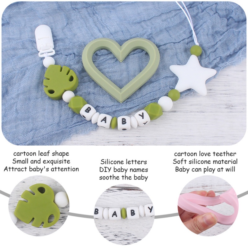 Bộ 5 Kẹp Núm Vú Giả Linh Hoạt Cho Bé Tắm