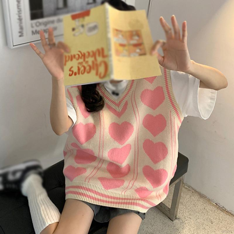 Áo len nữ không tay cổ chữ V thời trang Hàn Quốc | BigBuy360 - bigbuy360.vn