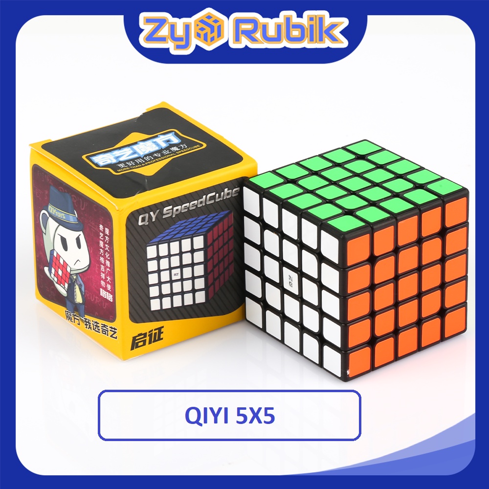 Rubik 5x5 QiYi Qizheng Black (Màu Đen) - Đồ Chơi Rubik 5 Tầng - ZyO Rubik