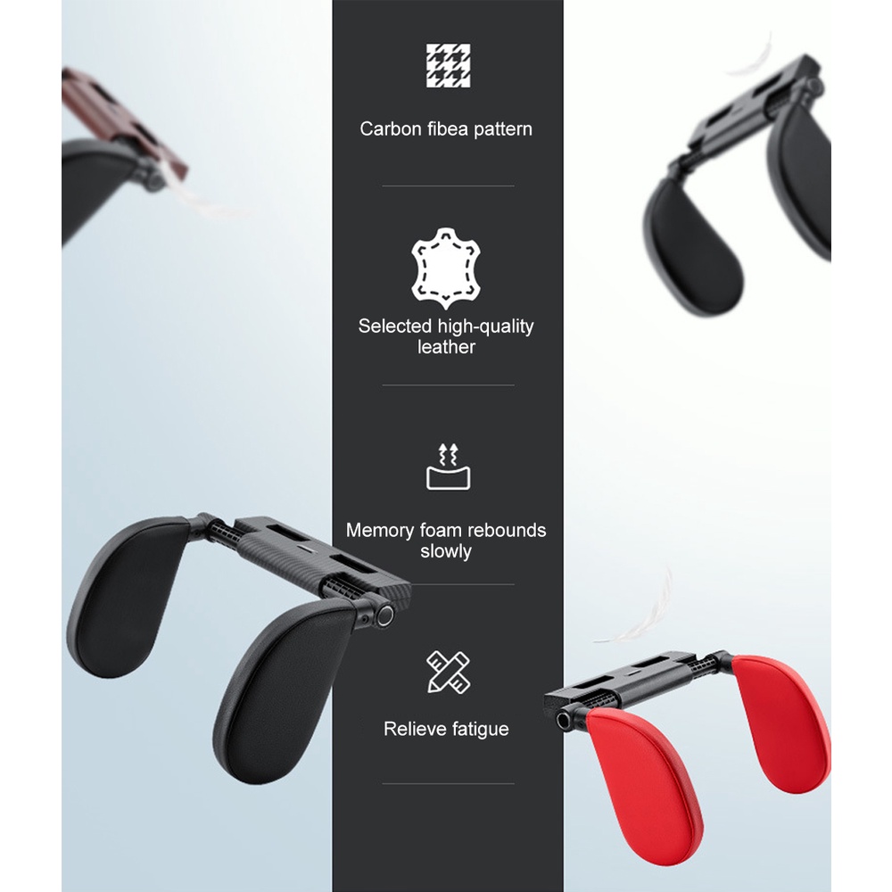 Gối Tựa Đầu Mềm Chất Lượng Cao Có Thể Tháo Rời Cho Xe Hơi