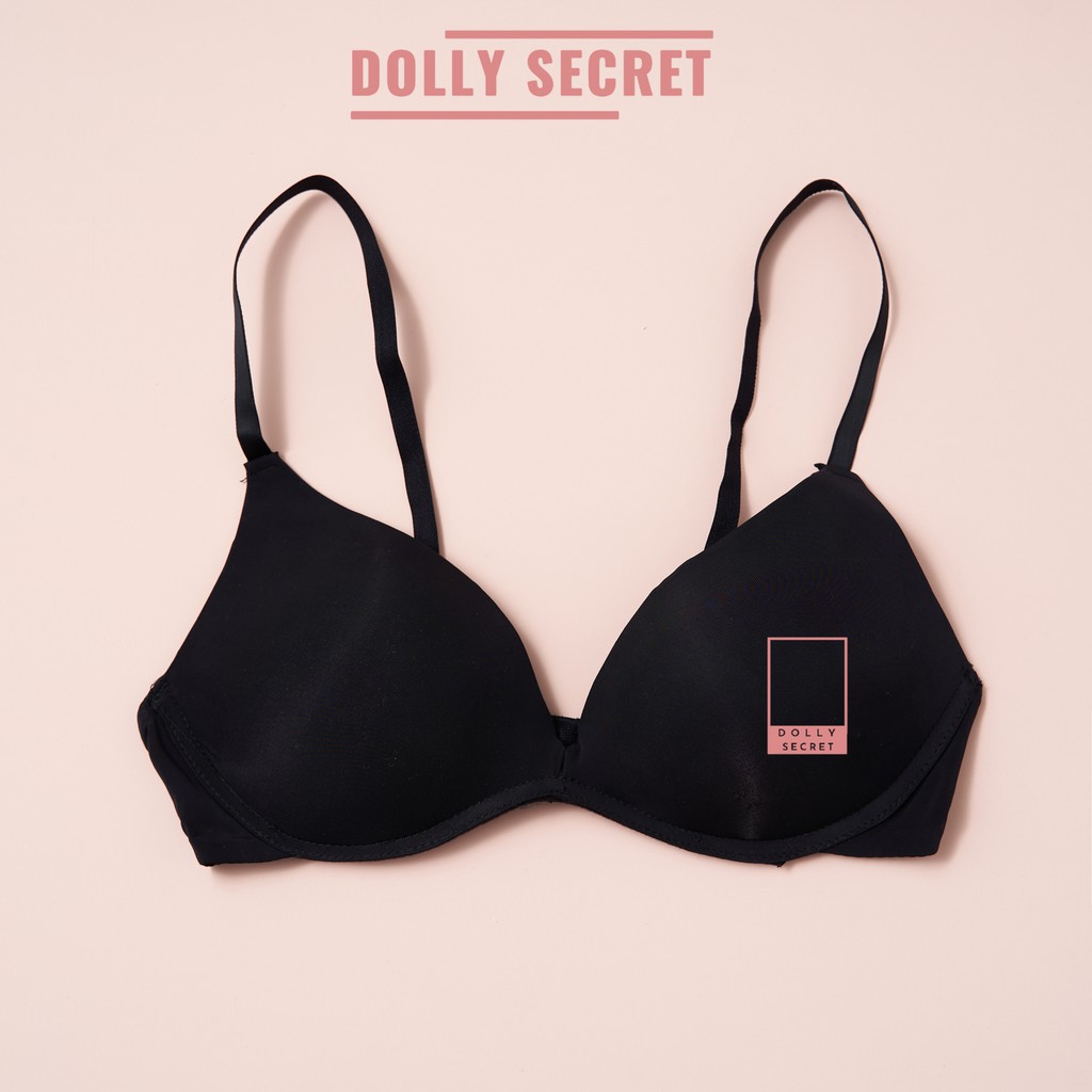 Áo Lót Đúc Su Nước Màu Trơn Siêu Nhẹ Không Gọng Xuất Nhật Basic DOLLY SECRET A04 | BigBuy360 - bigbuy360.vn
