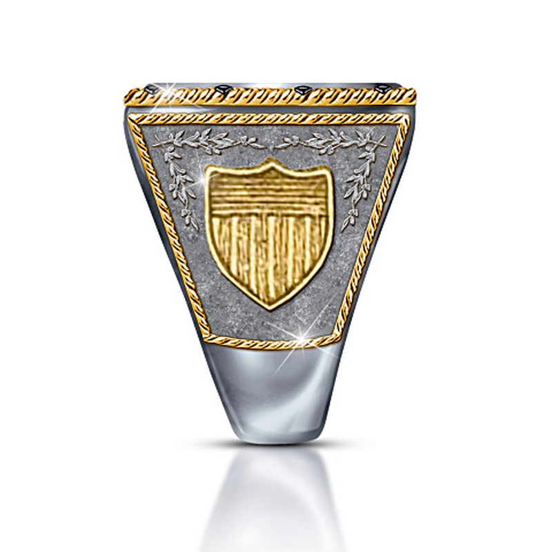 Nhẫn Nam Khắc Chữ &quot;give Me Liberty&quot; Phong Cách Hip Hop