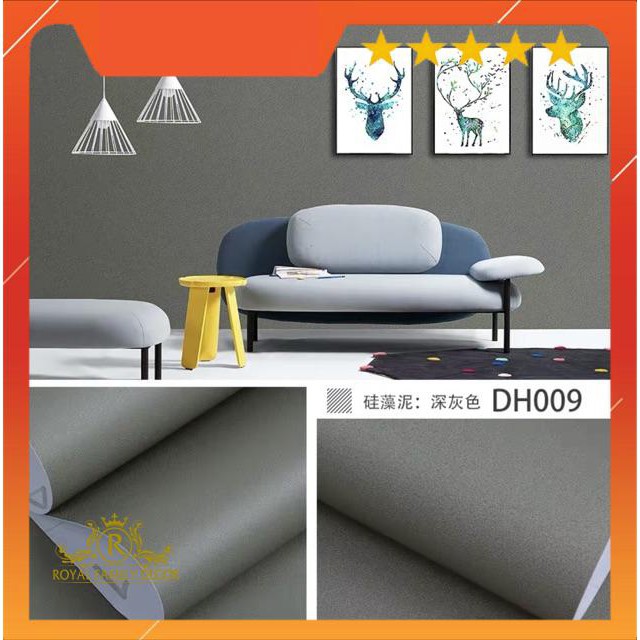 Giấy dán tường một màu [GIÁ Sỉ] - 10m decal giấy dán tường màu trơn có keo sẵn thời thượng