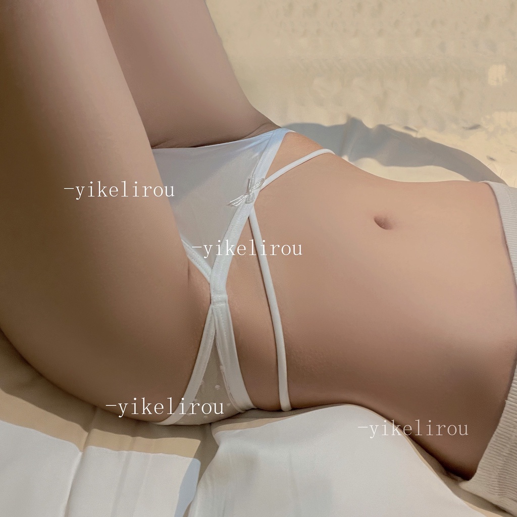 Quần Lót Nữ - Quần Lót Ren Nữ cao cấp thiết kế su lụa phối dây chéo eo thoáng mát dịu dàng sexy MÃ 136