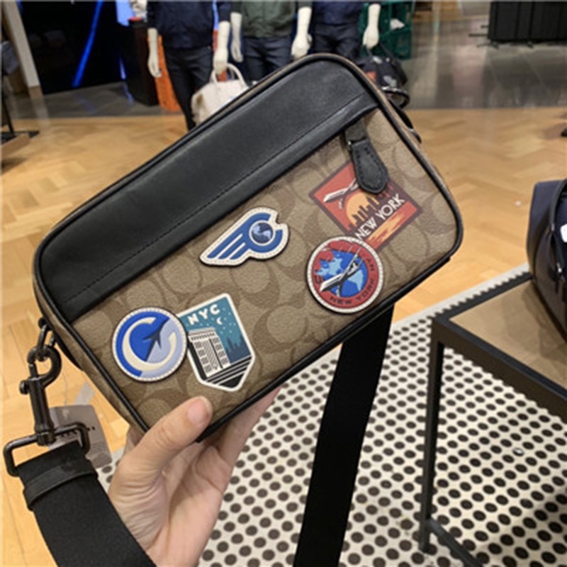 COACH Túi Đựng Máy Ảnh F50715 In Logo Thời Trang Cho Nam Và Nữ